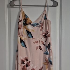 GUESS Floral Spaghetti Strap Dress